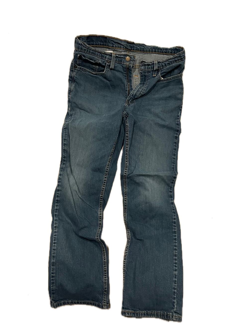 Levi's 514 Regular Fit Straight Brown Jeans Mens 32x30